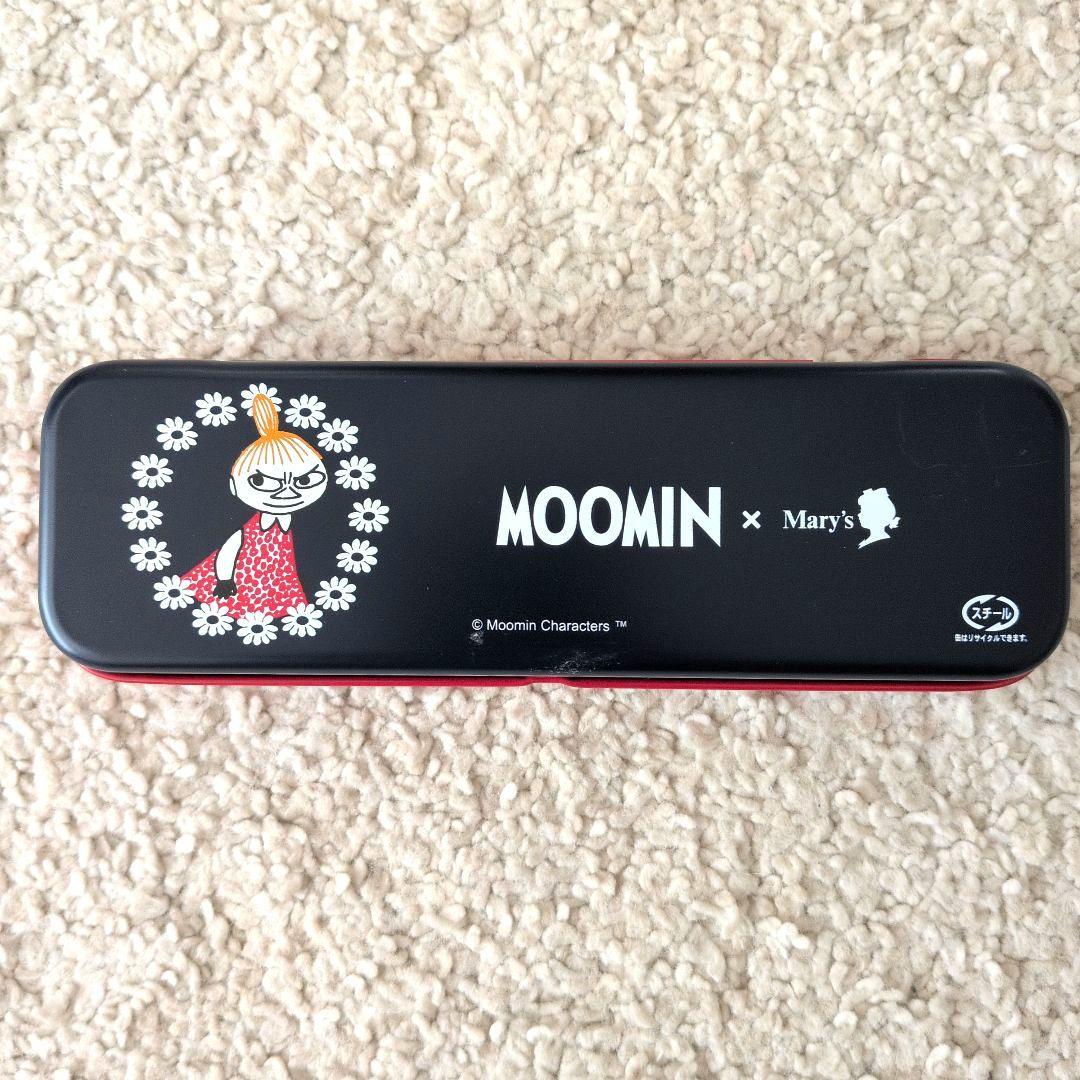 ムーミン x Mary's 缶ペンケース 空き缶 リトルミィ チョコレート缶