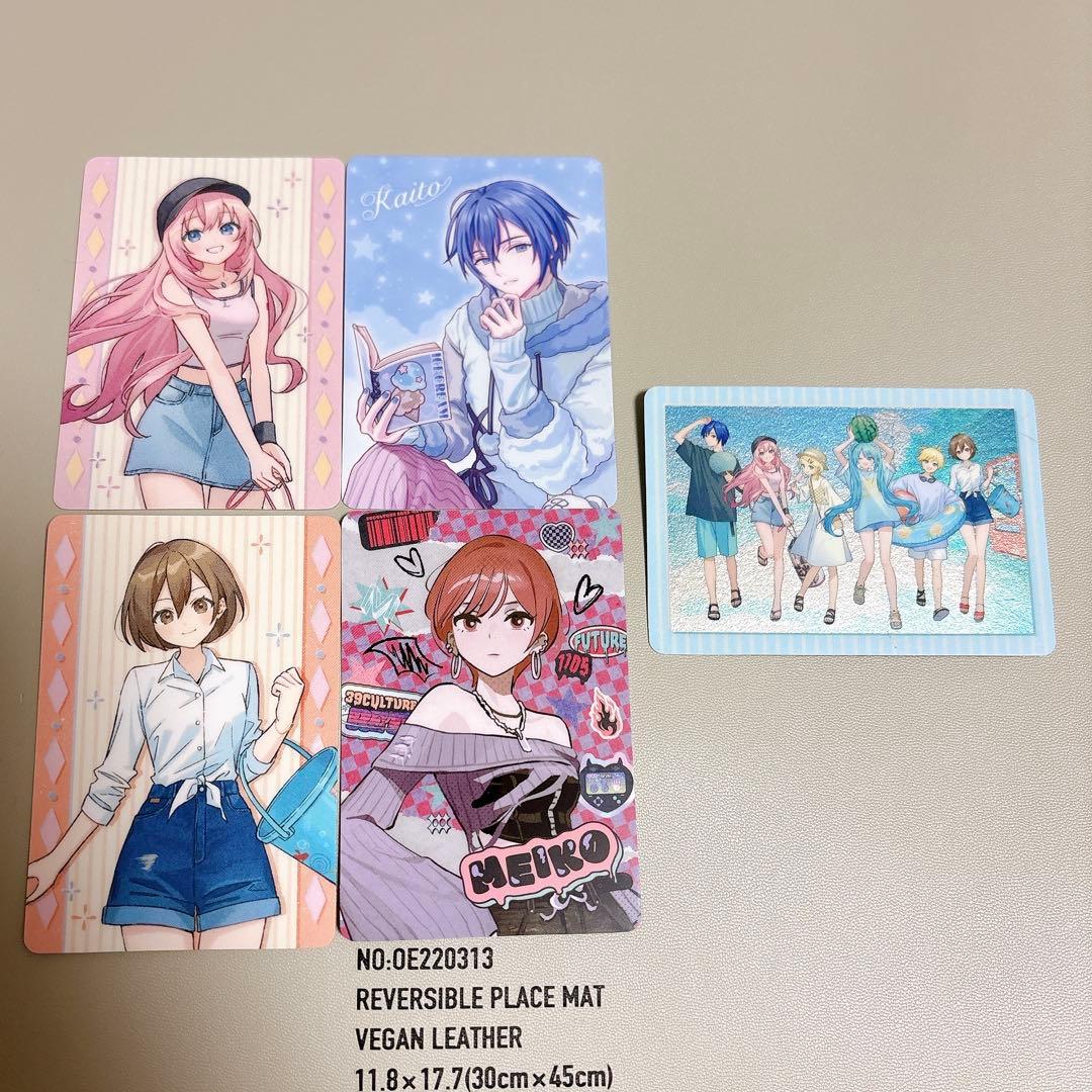 巡音ルカ MEIKO KAITO 集合 ローソン ウエハース カード セット - メルカリ