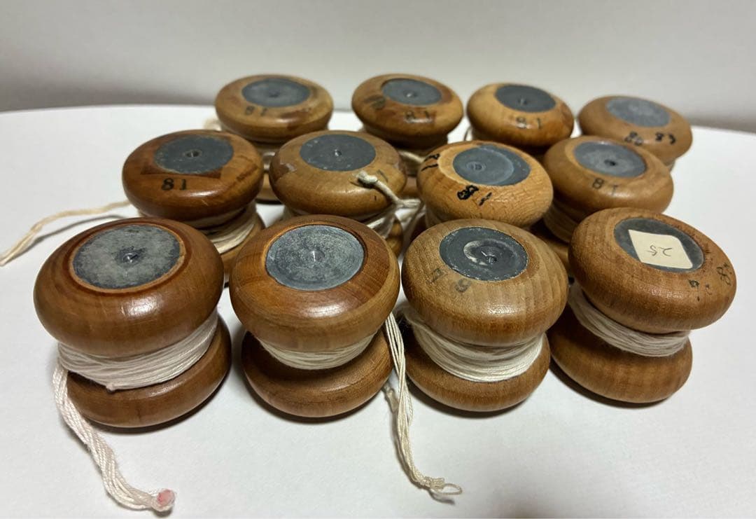 昭和　レトロ　組紐用　組玉　1個90g前後　60個セット　錘　重り