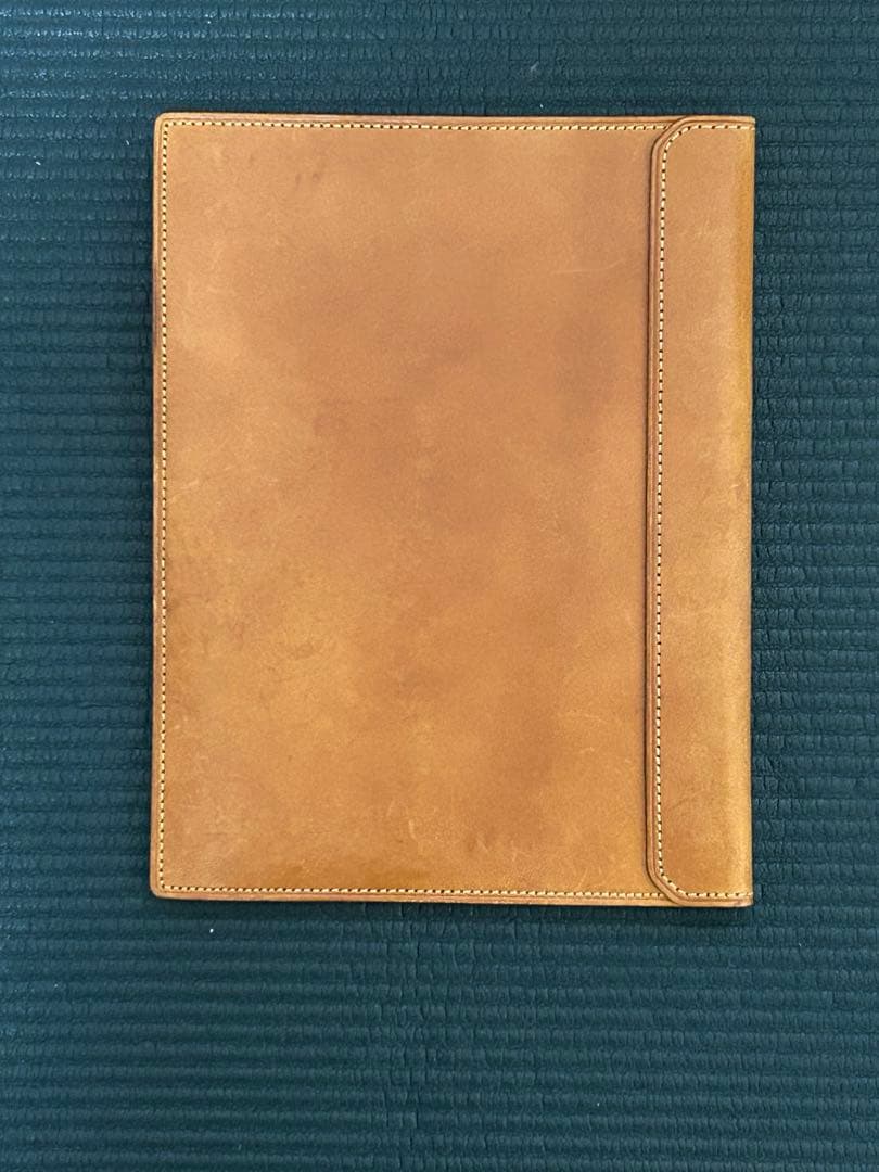 土屋鞄　ナチューラ　B5ノートカバー　ヌメ革