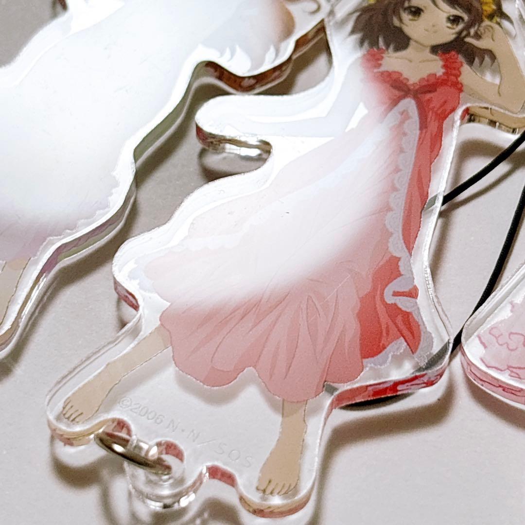 涼宮ハルヒの憂鬱 ハルヒ 長門 みくる アクリルストラップ 3点セット 未使用品