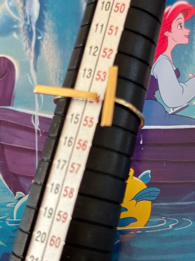 k18YG T型フリーリング