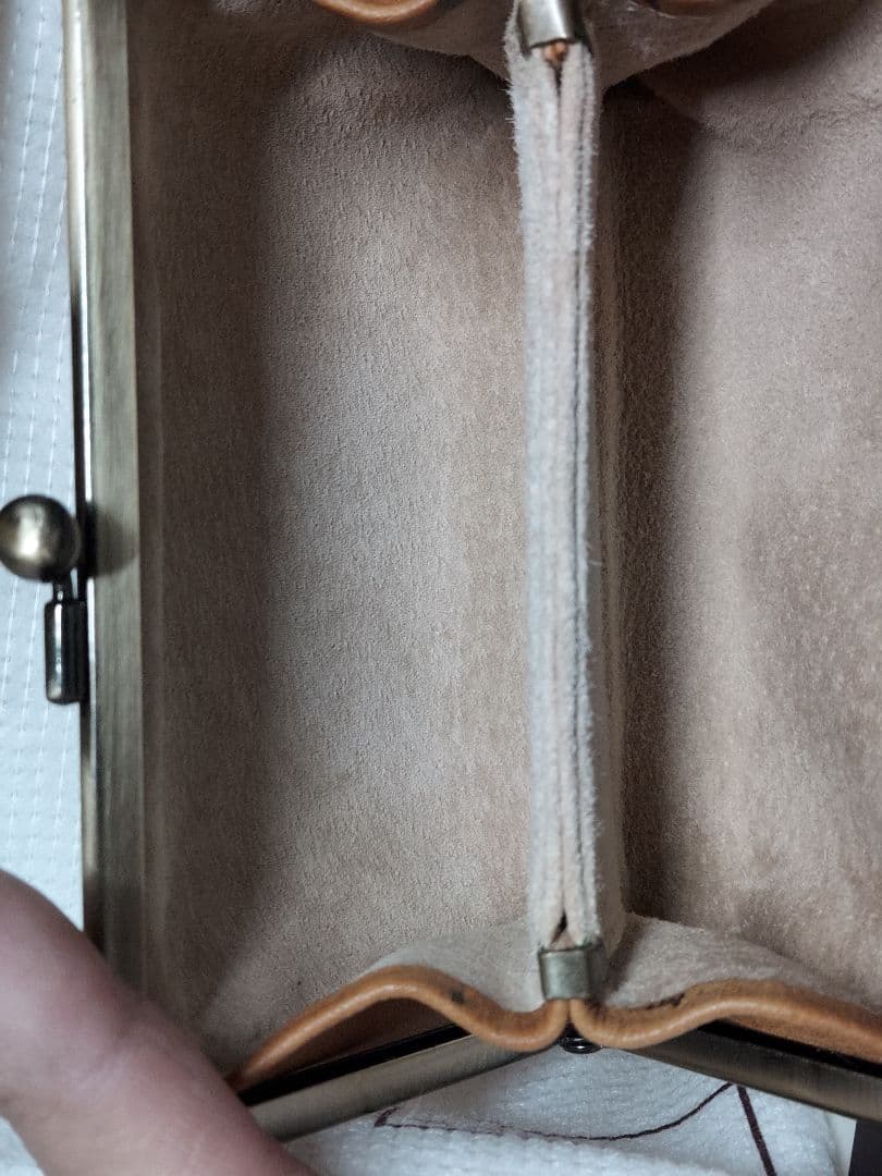 土屋鞄製造所　がま口財布　ブラウン　とてもキレイな状態です