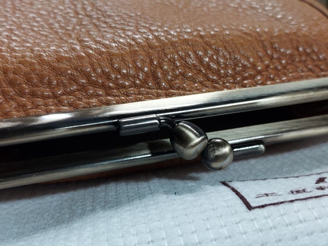 土屋鞄製造所　がま口財布　ブラウン　とてもキレイな状態です