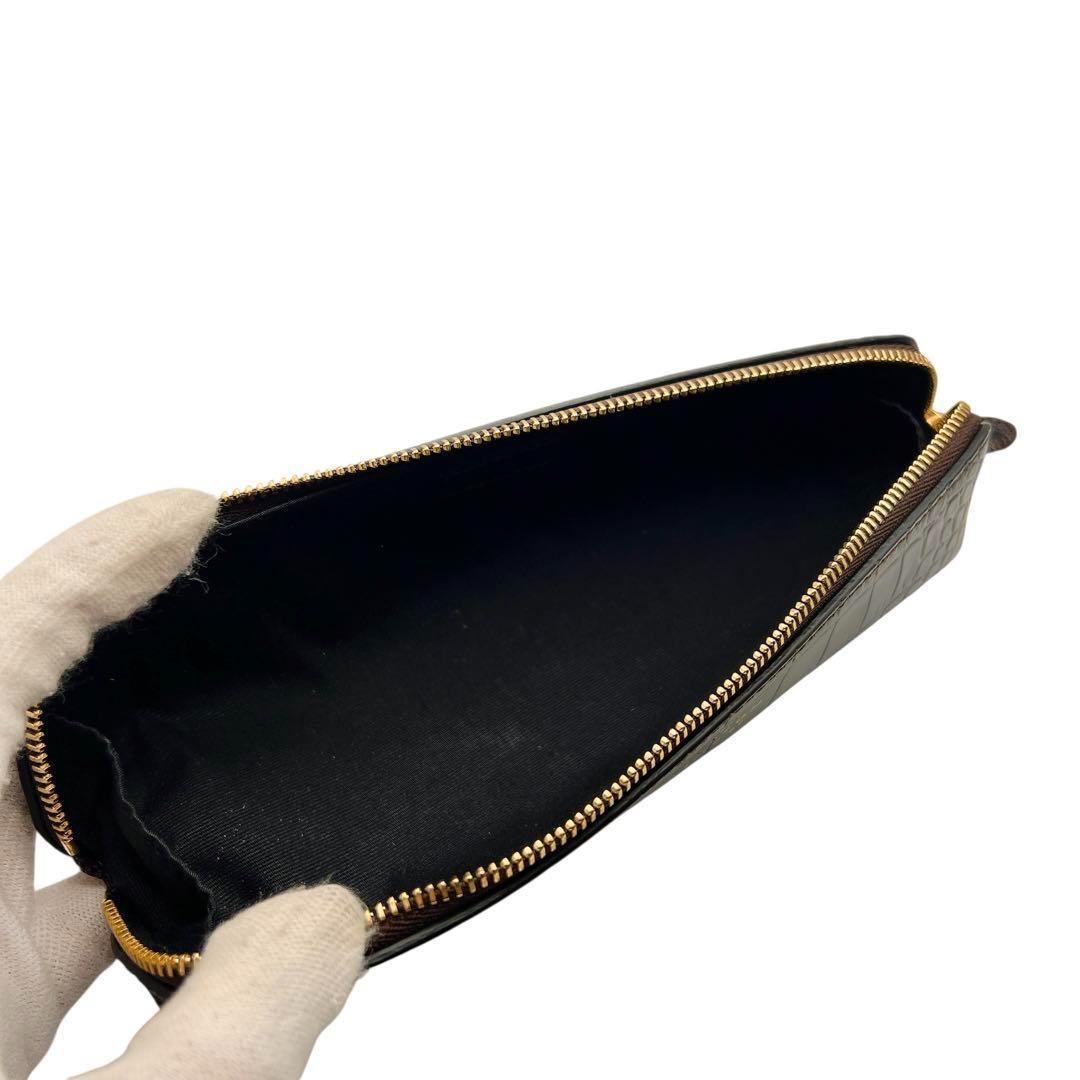 廃盤品 希少 SMYTHSON ブラウン クロコ レザー ペンケース 7395 - メルカリ