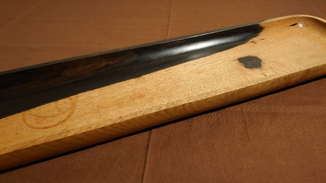 黒柿　煎茶盆　古材　銘木　茶道具　１客