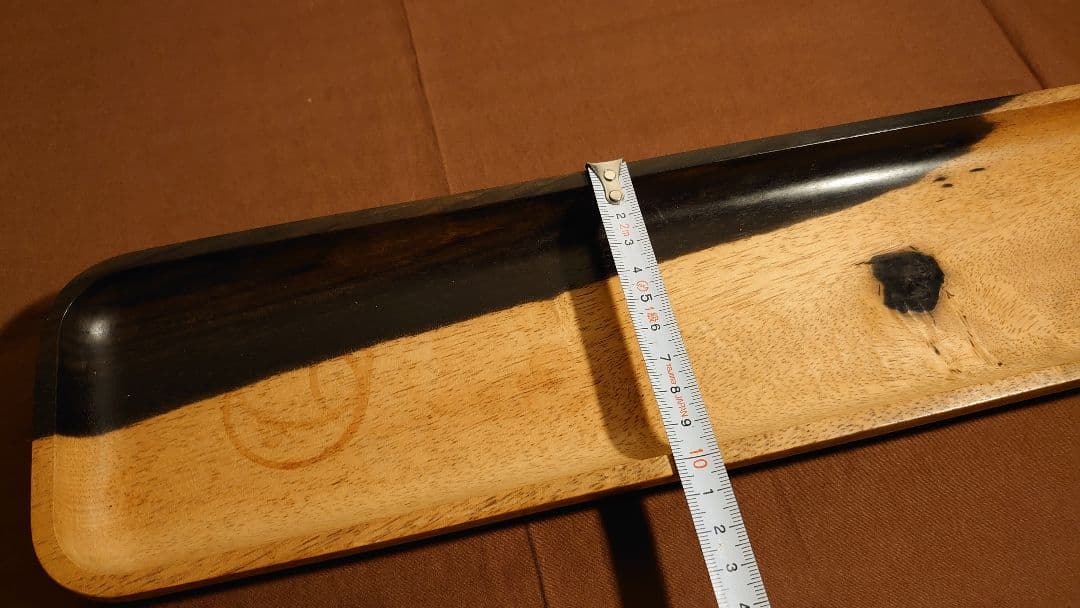 黒柿　煎茶盆　古材　銘木　茶道具　１客