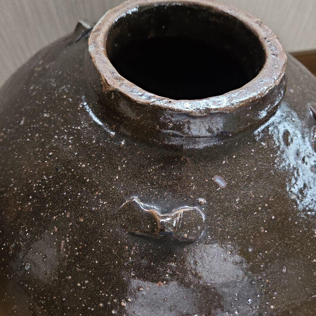 アンティーク　四耳壺　壺　民藝