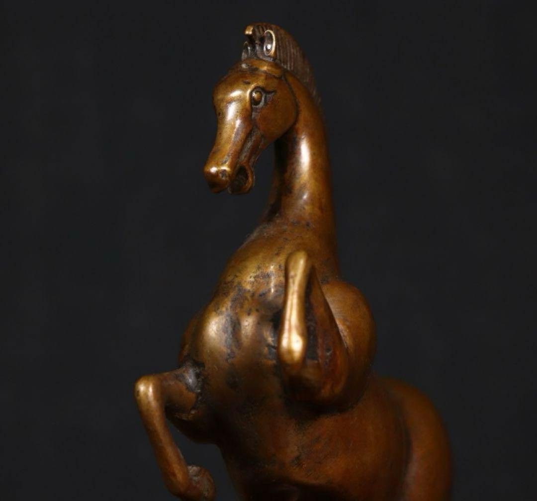 銅製 十二支馬 奔馬 家リビング 玄関 書斎 事務室 装飾品 工芸品 置物