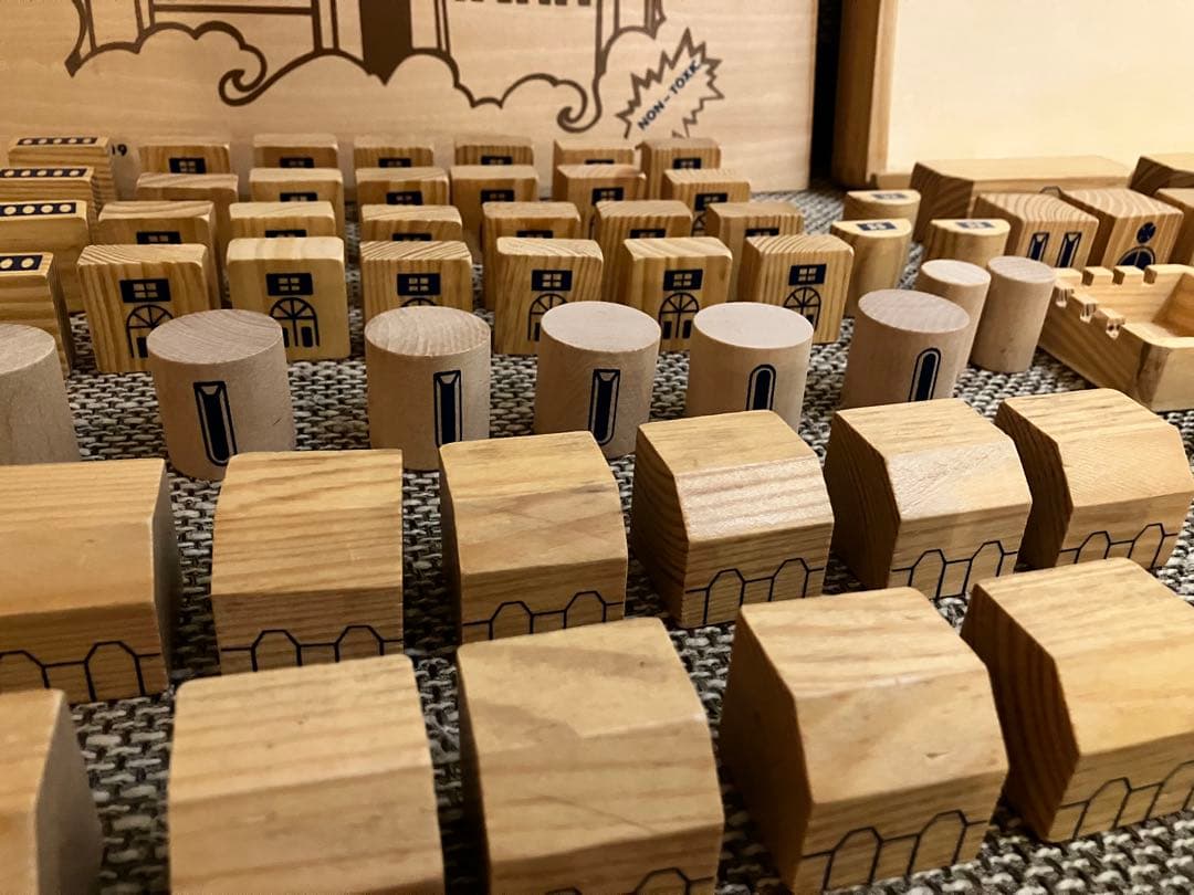 MILAN ミラン　キャッスルブロック お城 積み木 レア品 108ピース