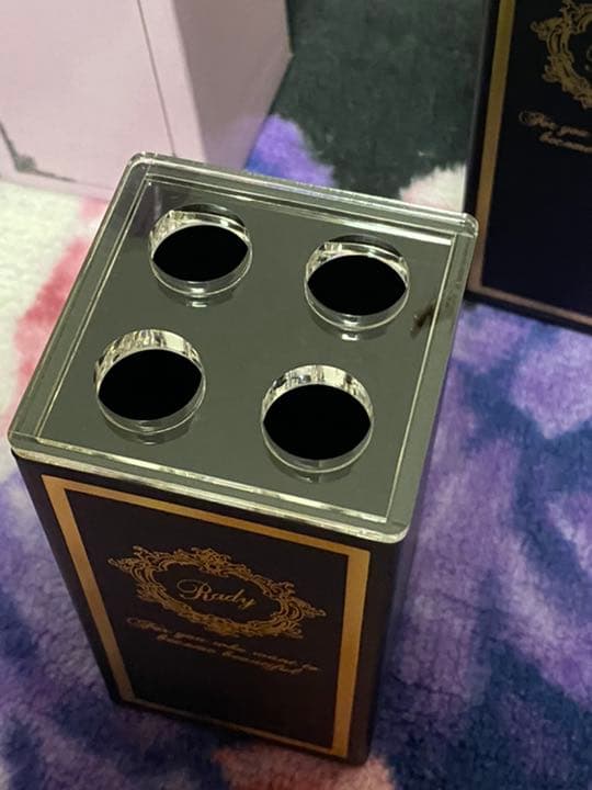 rady レディー ディスペンサー 歯ブラシスタンド 小売 ブラック