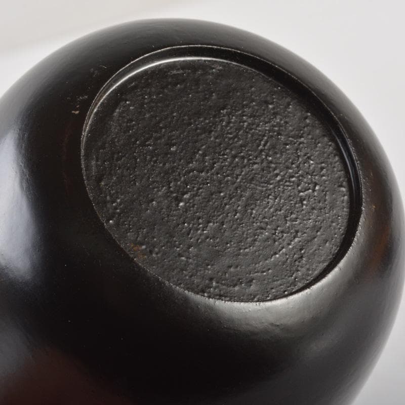 茶道具　笹良造　一閑遠山自画朱書　大棗　紫野　松長剛山書付　共箱　V　6544