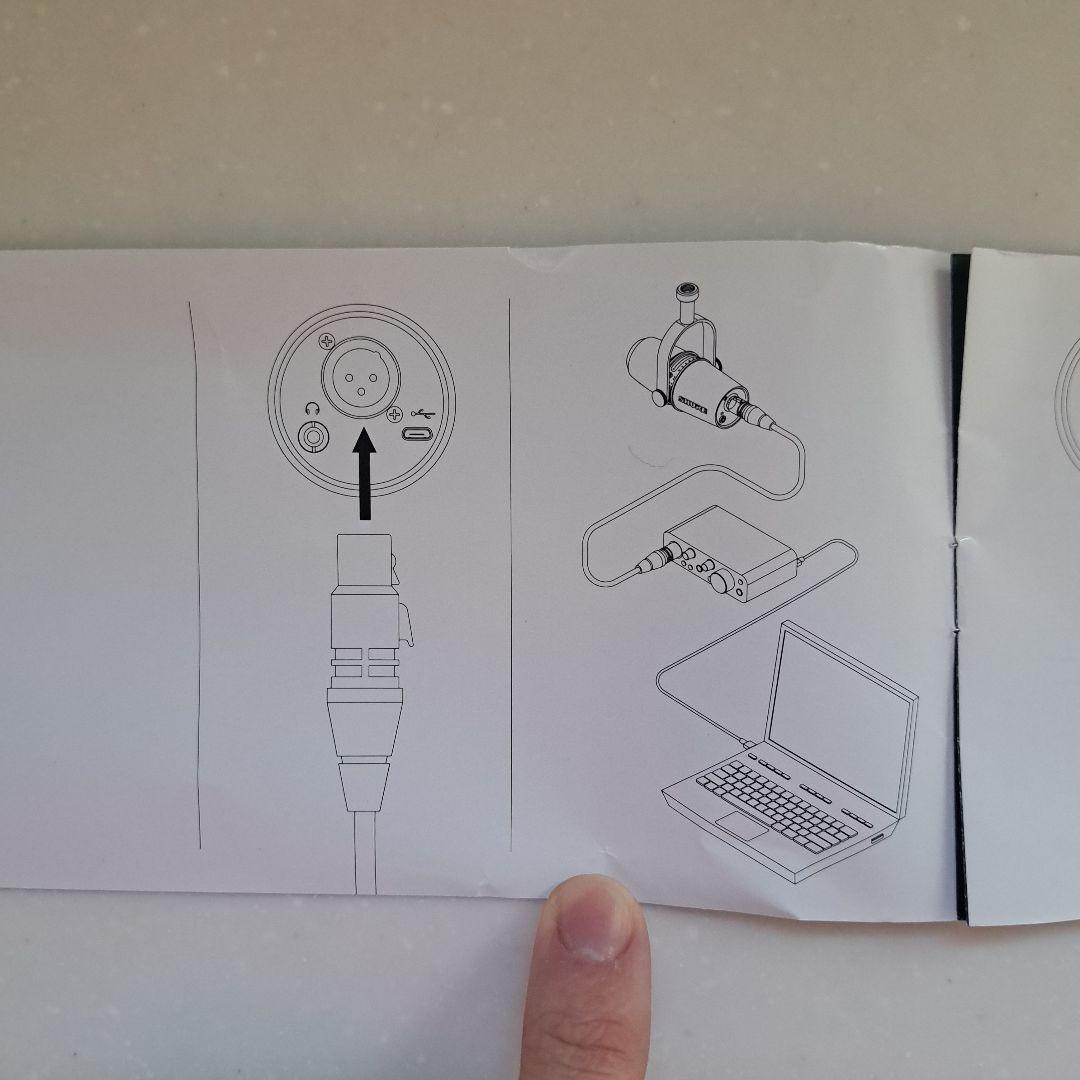 マ*イ様 SHURE MV7 ダイナミックマイク 本体 スタンド iPhone用