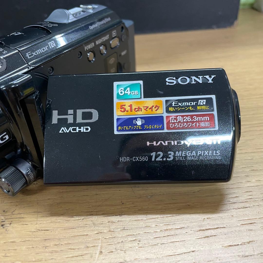 動作品 SONY HDR-CX560V ハンディカム ビデオカメラ