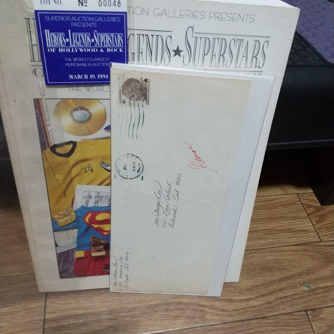 ブルース・リー遺品，直筆サイン封筒 Ki‼️