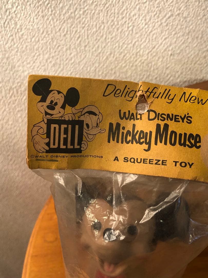 ビンテージ 60s ミッキーマウス ウォルトディズニー ソフビ レトロ 人形
