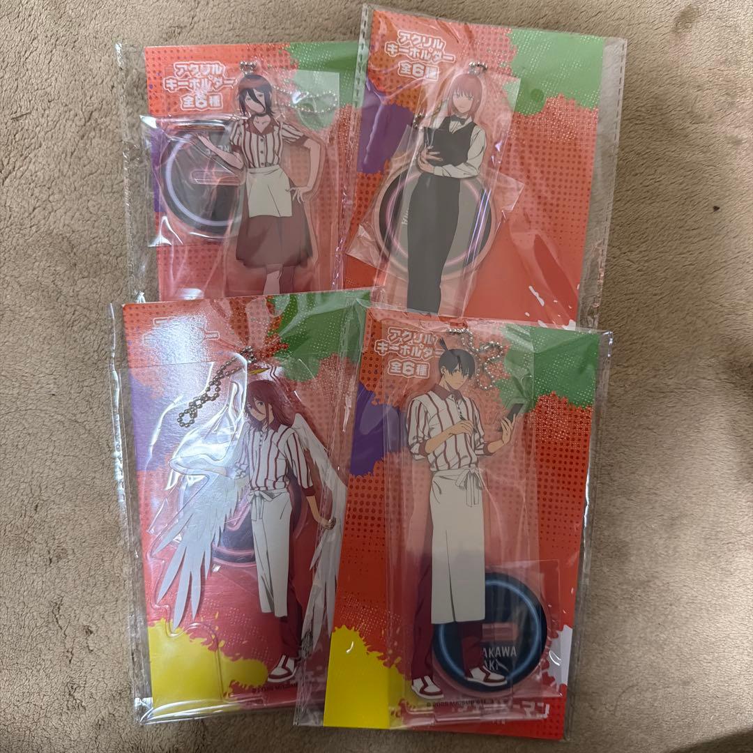 ラウンドワン限定 チェンソーマン アクリルキーホルダー 全4種セット