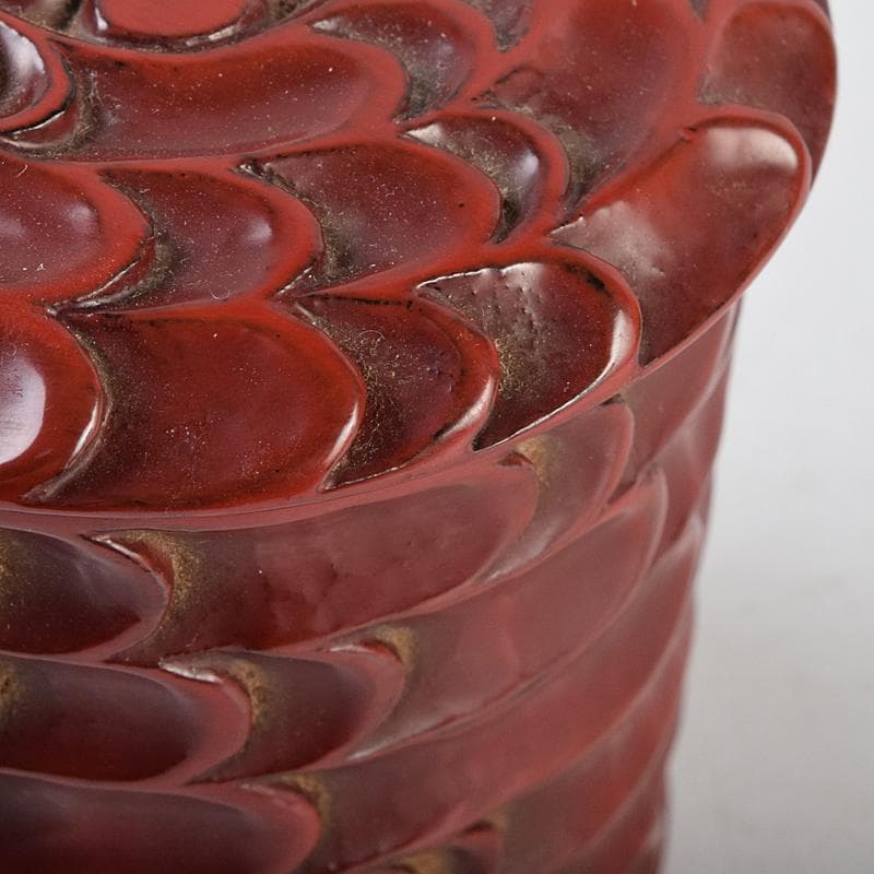 茶道具 秀円作 鎌倉彫 流水文 金輪寺棗 共箱 V R9452 - メルカリ