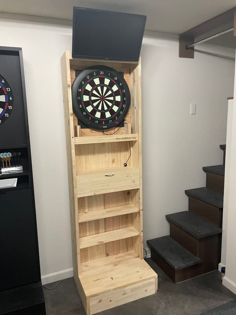 オーダーメイド　ダーツ台 未塗装【引き取り限定】