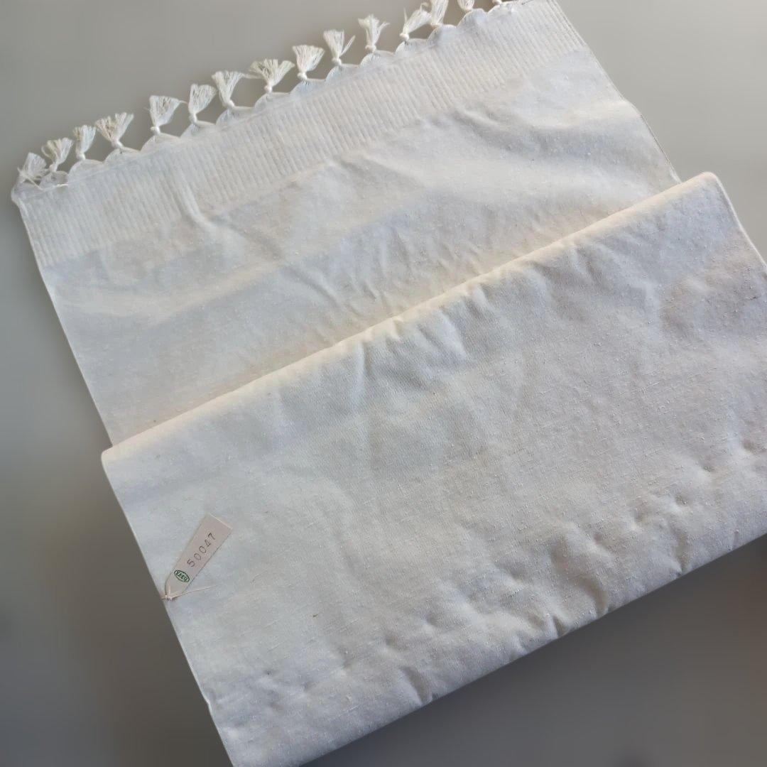 茨城県 結城紬 白無地 反物 未使用品 手織り 絹100% - メルカリ