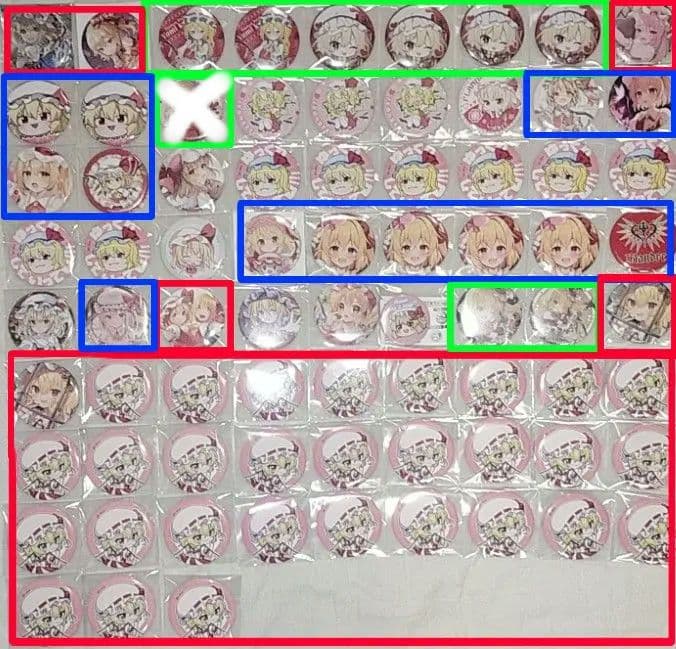 東方Project フランドール・スカーレット 缶バッチ まとめ売り