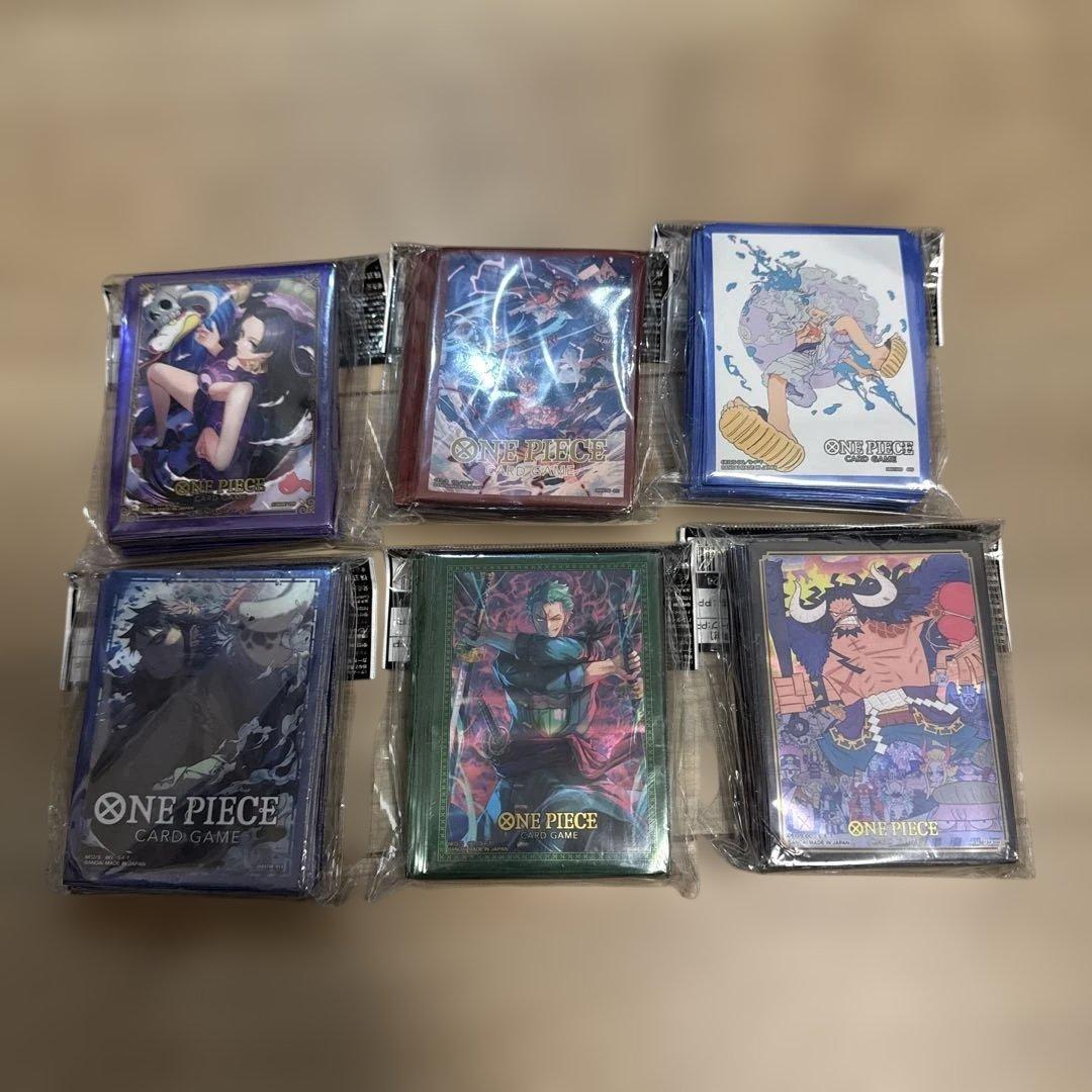 新品未開封ワンピース カードゲーム 公式 スリーブ まとめ6個 - メルカリ
