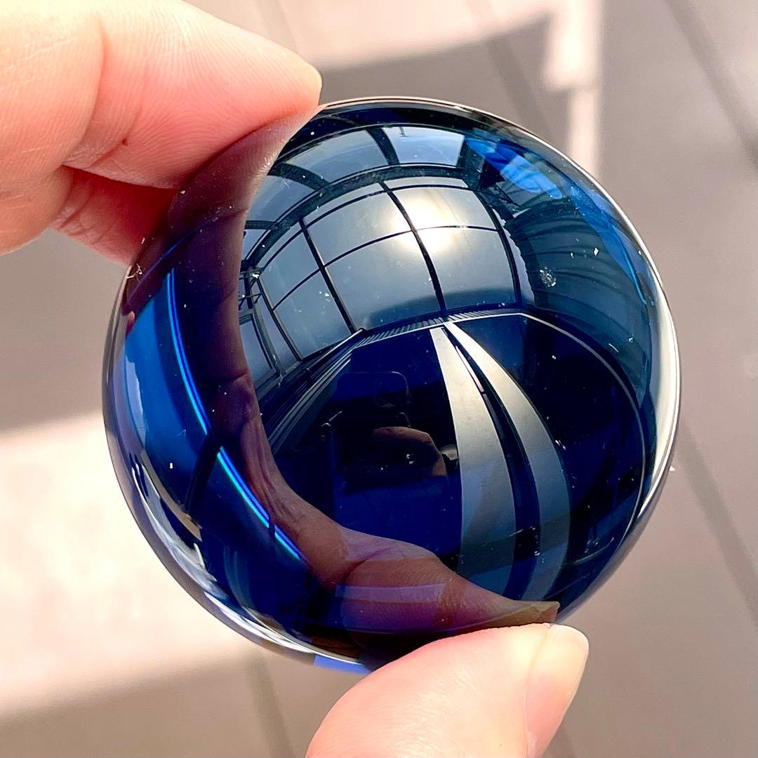 アンダラクリスタル S1176 丸玉 サファイア タンザナイトファイア 201g