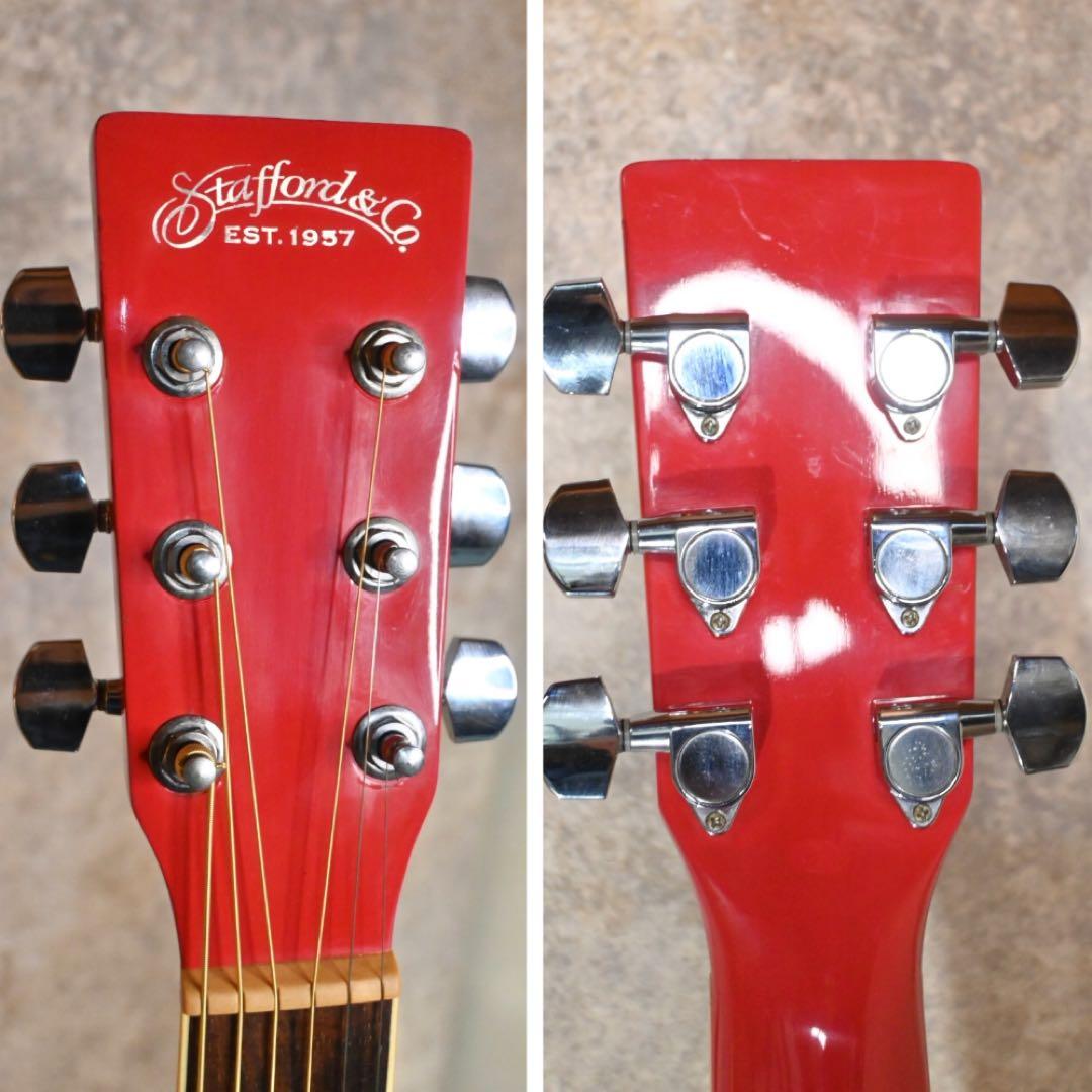 整備済み】Stafford SF-180-RD スタッフォード 赤ギター