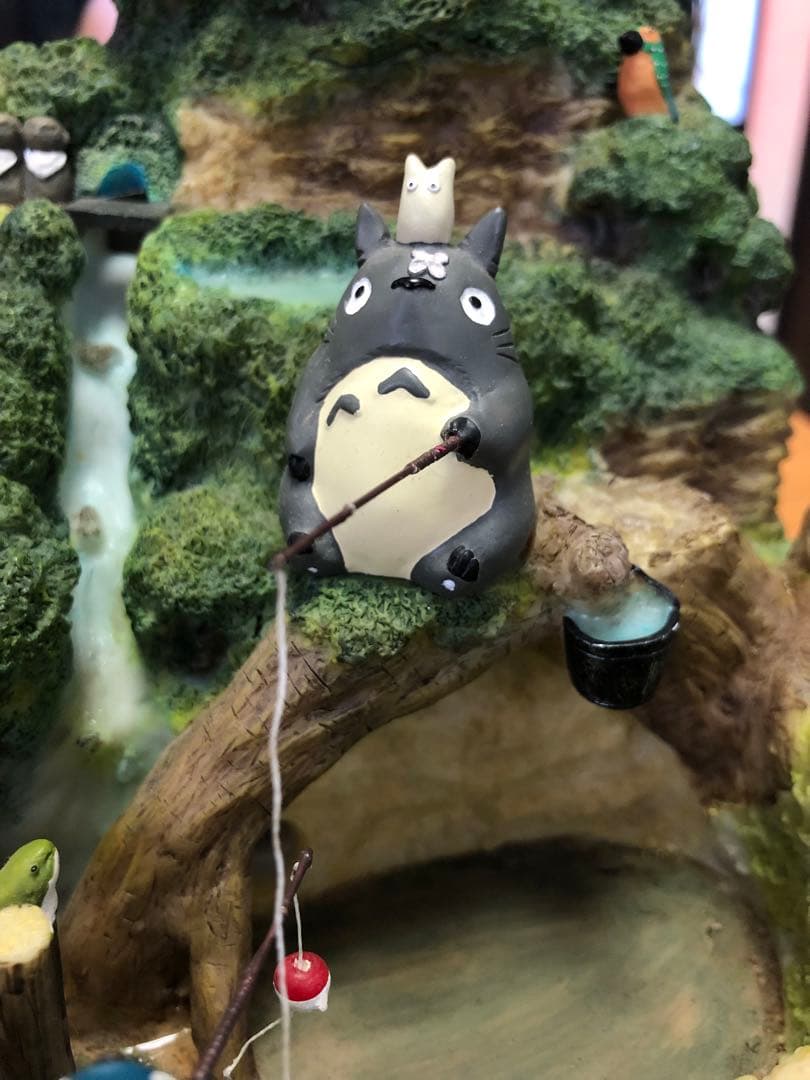 ジブリ となりのトトロ ミニウォーターガーデン 釣りに行こう