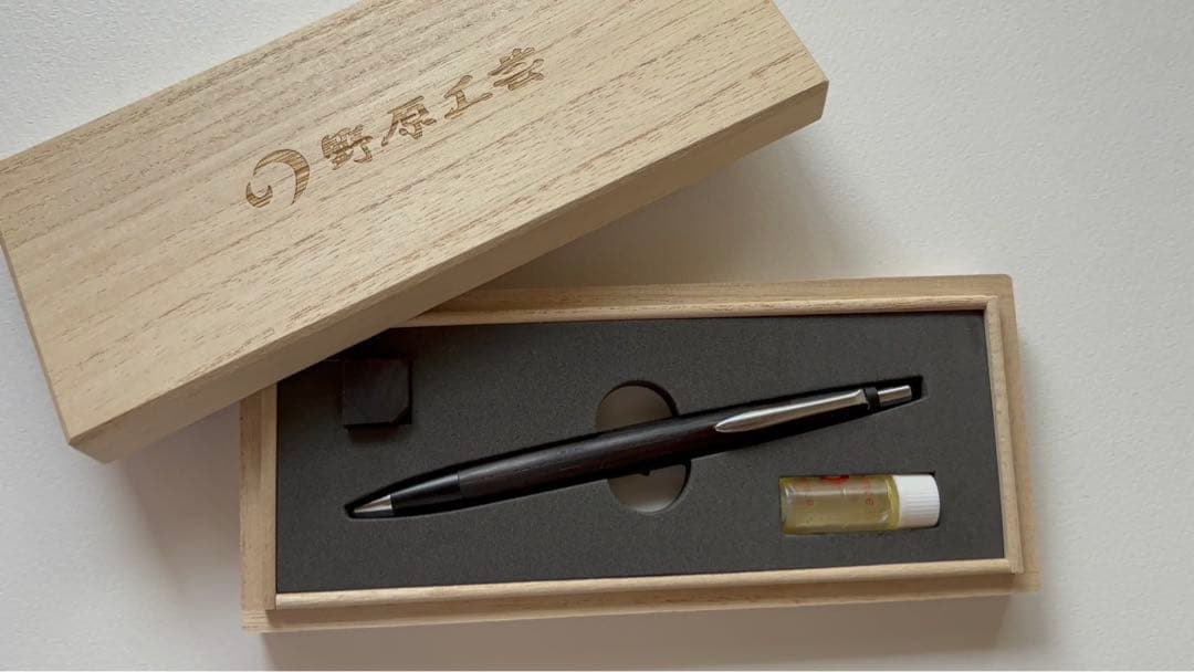 野原工芸シャーペンハカランダ固定式口金 野原工芸ハカランダ旧型