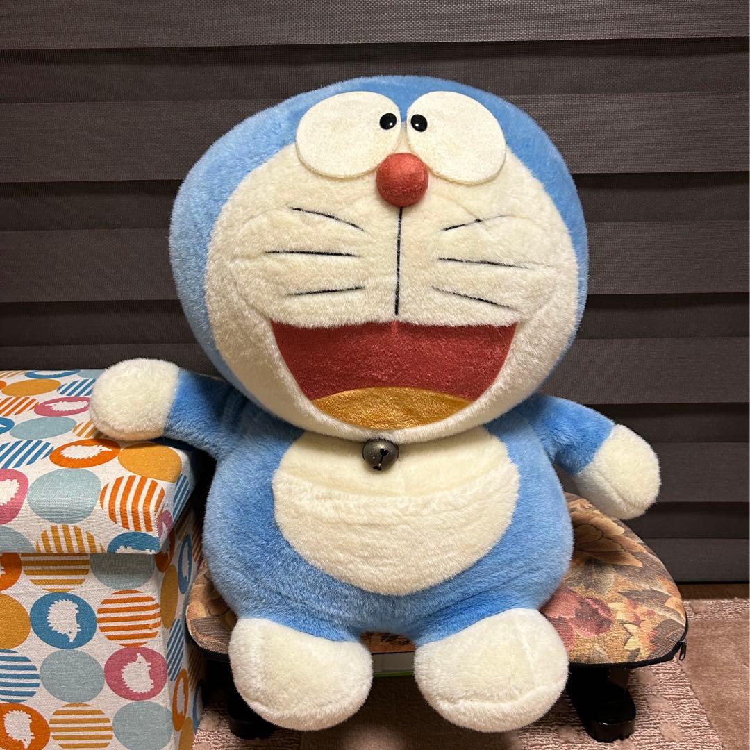 昭和レトロ バンダイ 大型 ドラえもん ぬいぐるみ BIG 身長 約 50