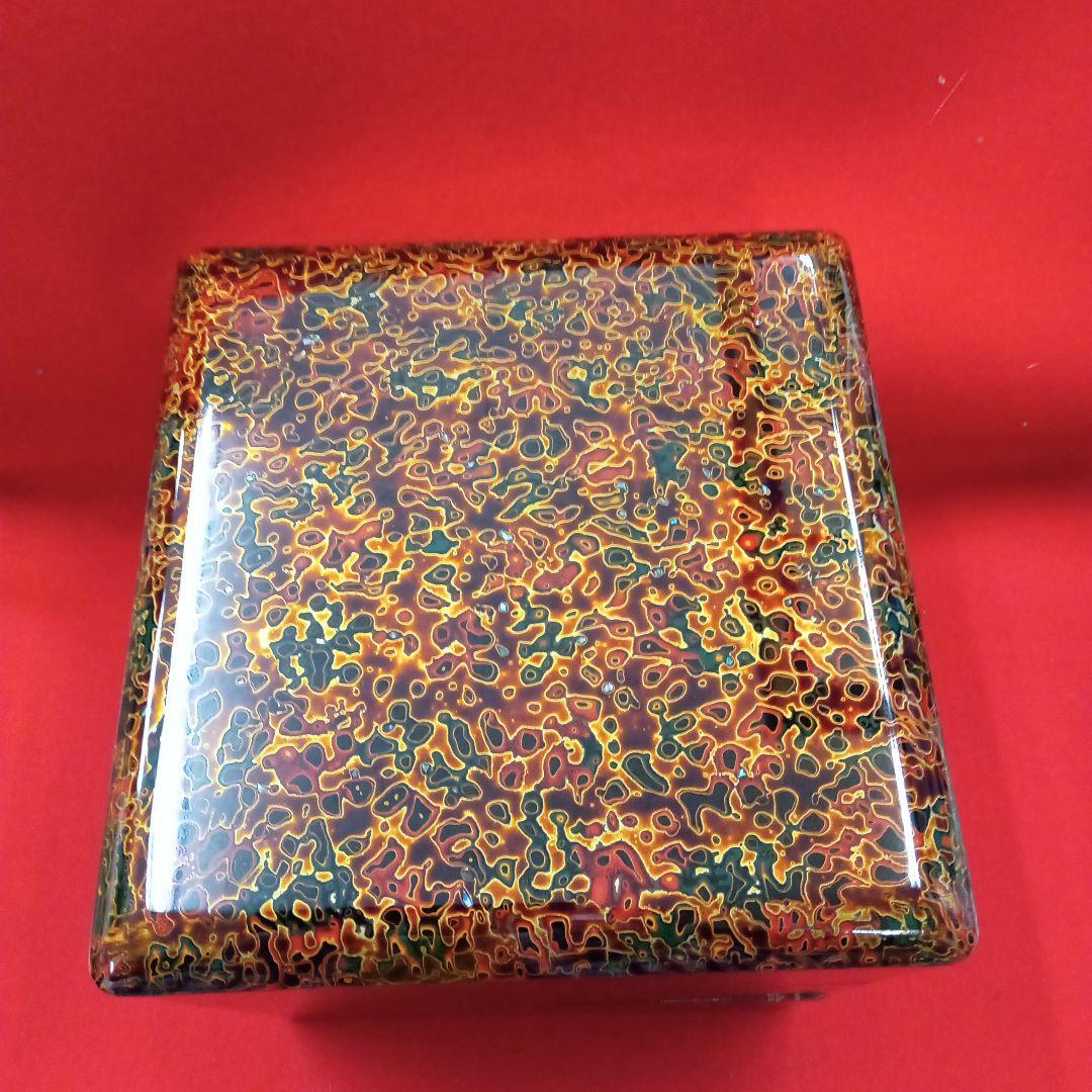 茶道具　津軽塗三段重箱　天然木　高級品