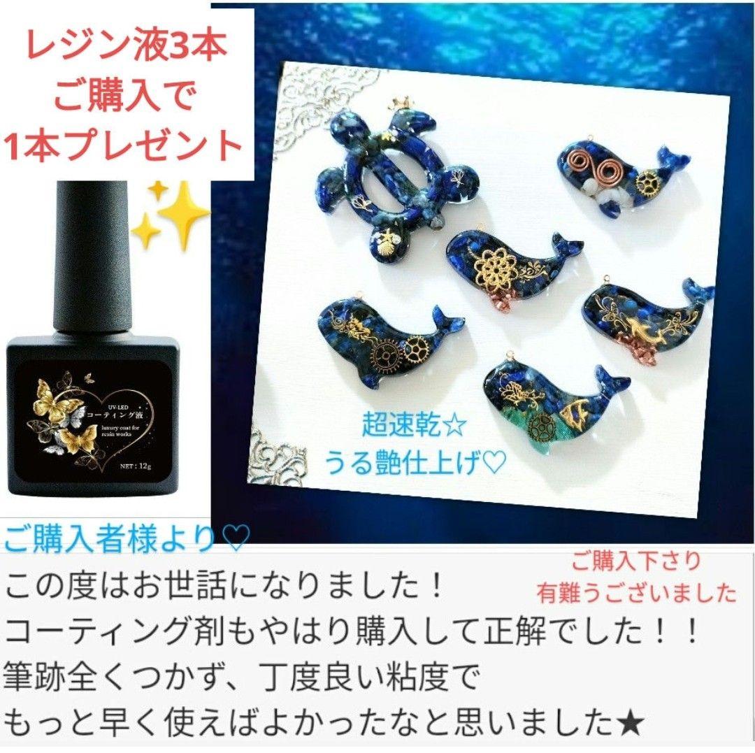 専用レジン液 ユキハナ9本、シエル1本、コーティング剤つき☆