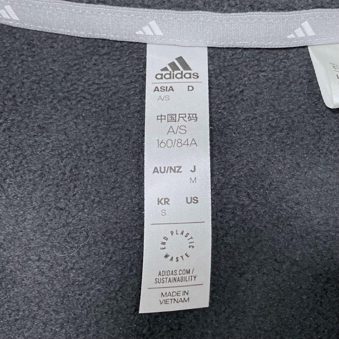 adidas　ゴルフウェア　セットアップ　ミニスカート　ライン　フリース　M