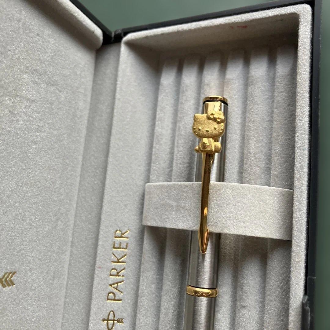希少」Parker Hello Kitty ボールペン 専用ケース付き