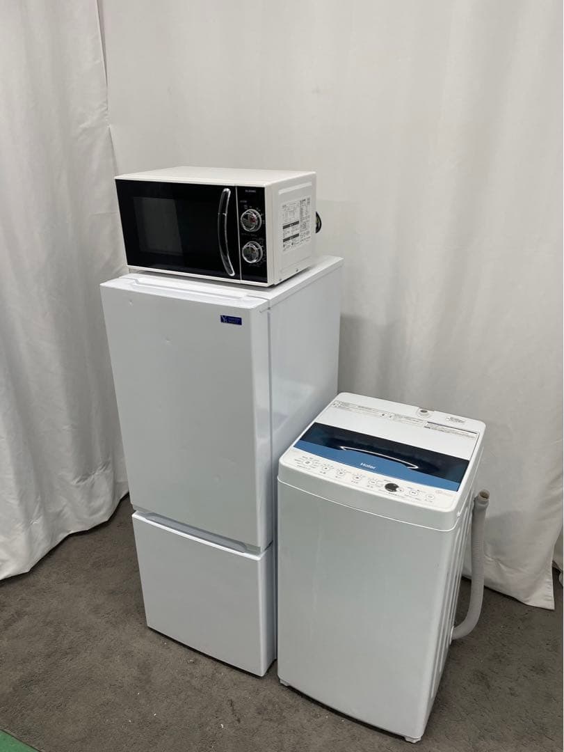 ☆187 家電3点セット 冷蔵庫 洗濯機 レンジ50Hz専用 安い 設置無料