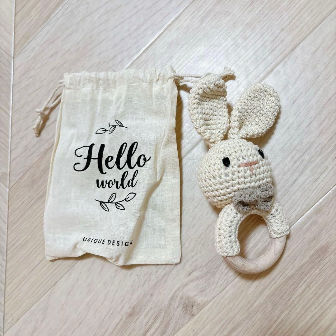 新品⭐️赤ちゃん用おもちゃ ベビー玩具 音が鳴る うさぎ お祝い プレゼント