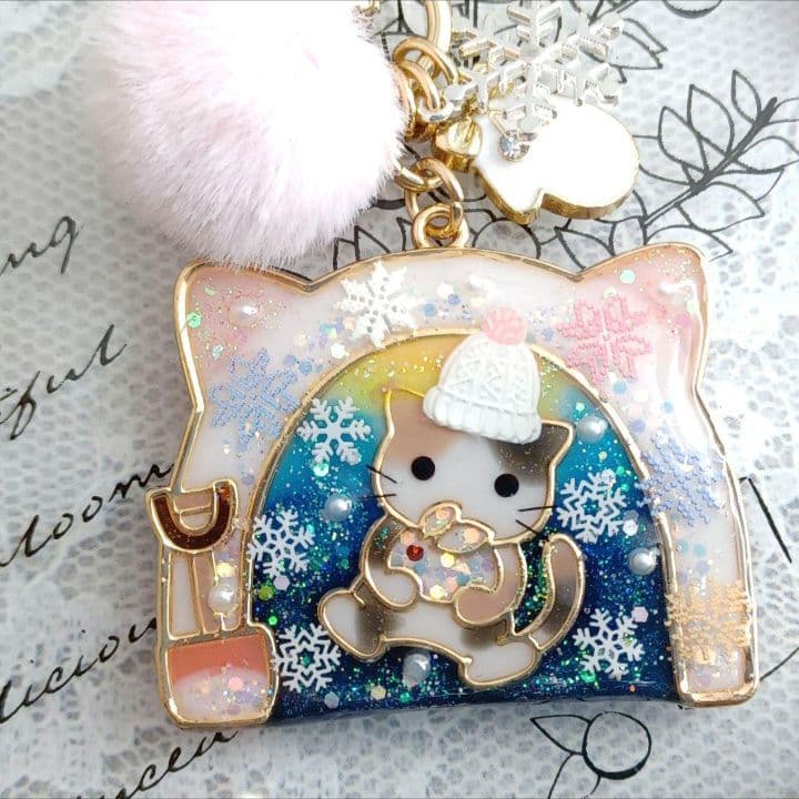 ♡桜と蝶♡シマエナガ　他レジンキーホルダー計13点