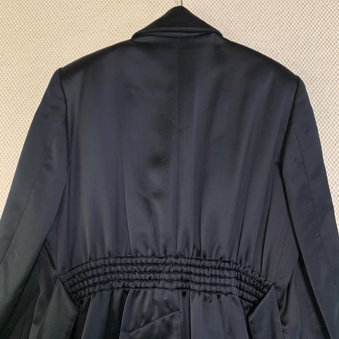 LUNA MATTINO ルナマティーノ ロングコート ベルト 黒 M 古着