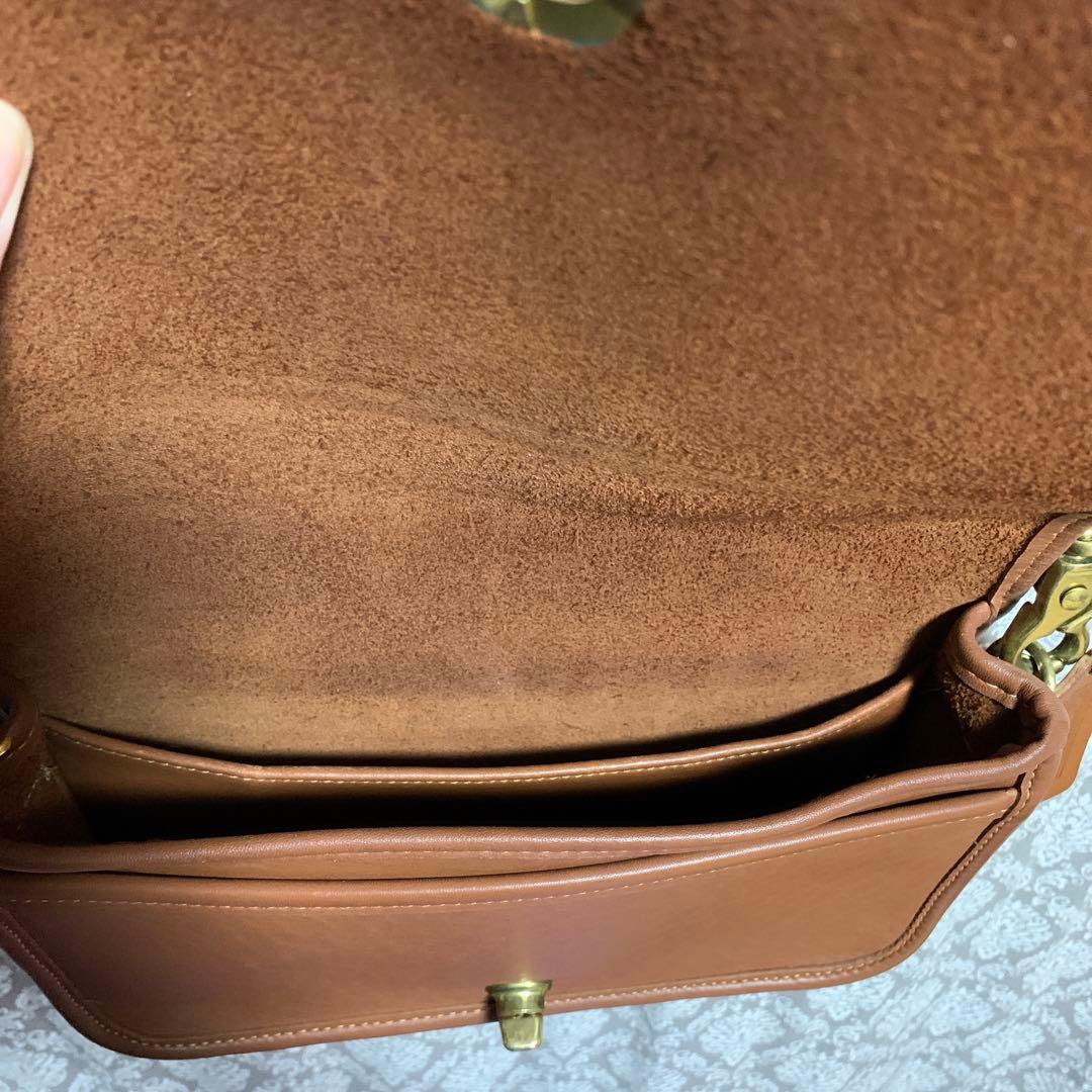 オールドコーチ　レザーショルダーバッグ