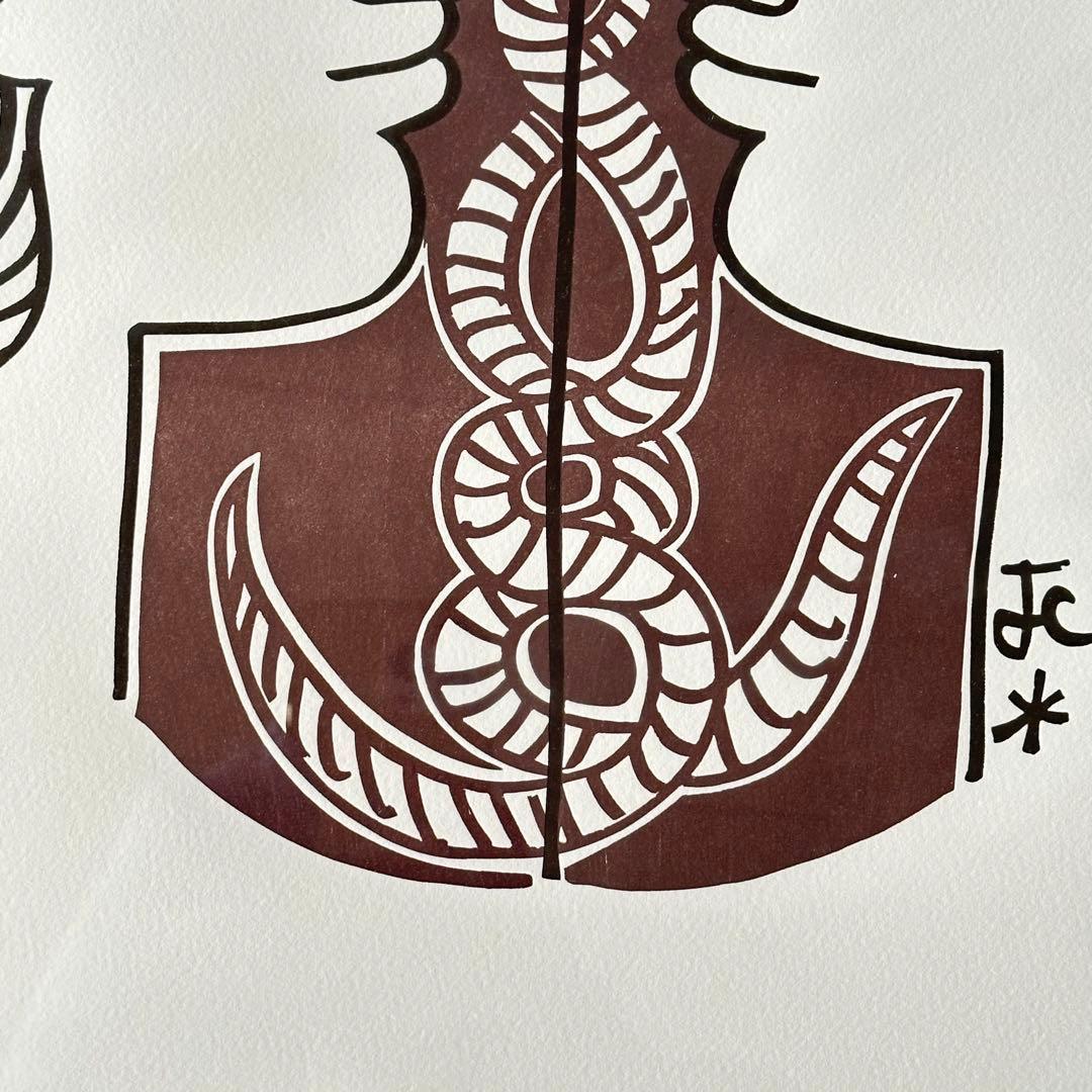 2209様感謝‼️真作ジャン・コクトー『都市伝説-恋人たち』鉛筆署名 降誕祭