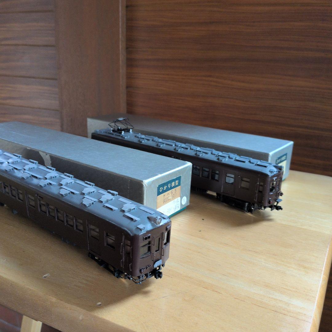 ひかり模型 HOゲージ 　モハ60 クハ55 〔2両編成〕キット組立品 ひかり模型 HOゲージ モハ60 クハ55 〔2両編成〕キット組立品 ひかり