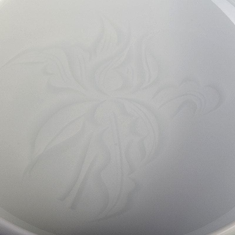 有田焼 二代 奥川忠右ェ衛門作 花文 白磁皿 5客 共箱 C 6927 - メルカリ