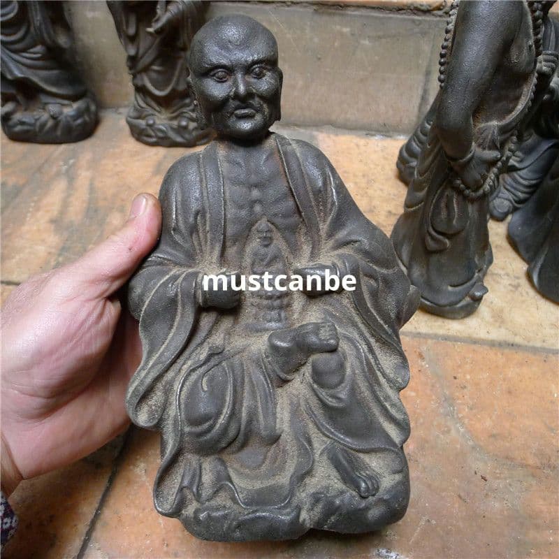 鉄製 仏像 十八羅漢像 茶室 博古架 仏堂 工芸品 置物
