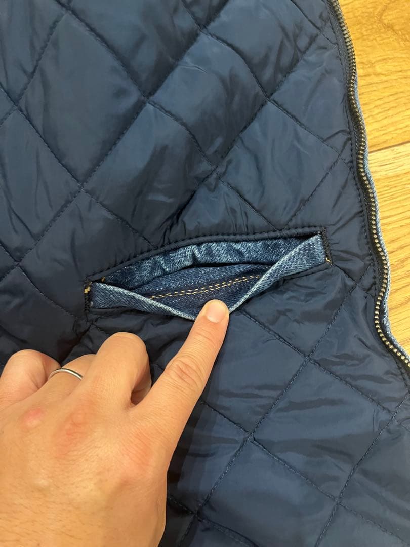 デニムダックベスト　ワークウェア　リーバイス