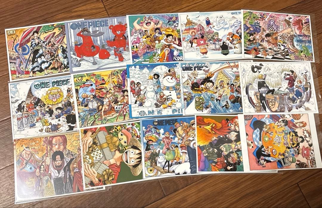 ワンピース ベースショップ ポストカード シーズンズ 全15種コンプ