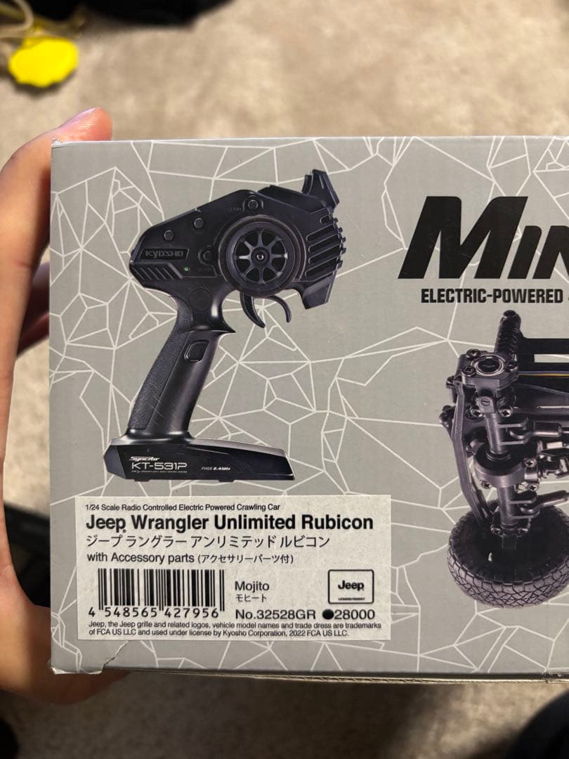 京商ミニッツ4×4 ジープ ラングラー アンリミテッド ルビコン アクセサリー付