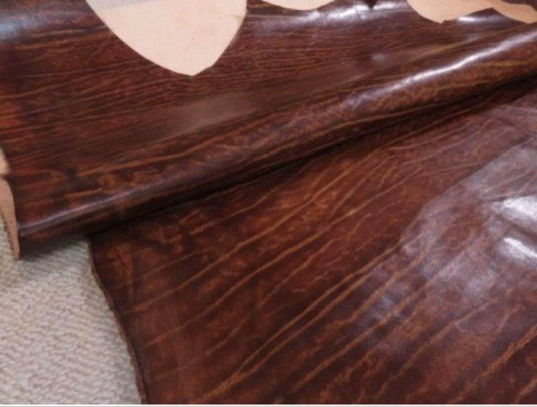 ご確認用　ハラコ　カウ柄　システム手帳　A5 牛革　本革　レザー