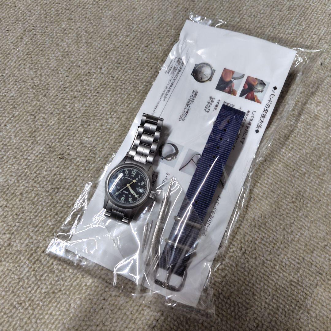 【美品】ハミルトン カ―キ　　 Ｈ683110 クォーツ 電池交換済おまけ付