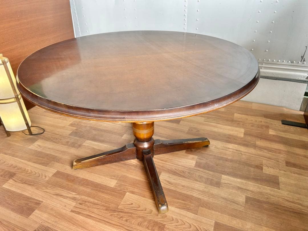 700 まさら様　円形　ダイニングテーブル 直径120cm レトロ　a